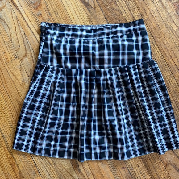 Sim & Sam Plaid Wrap Style Skirt - Picture 2 of 6